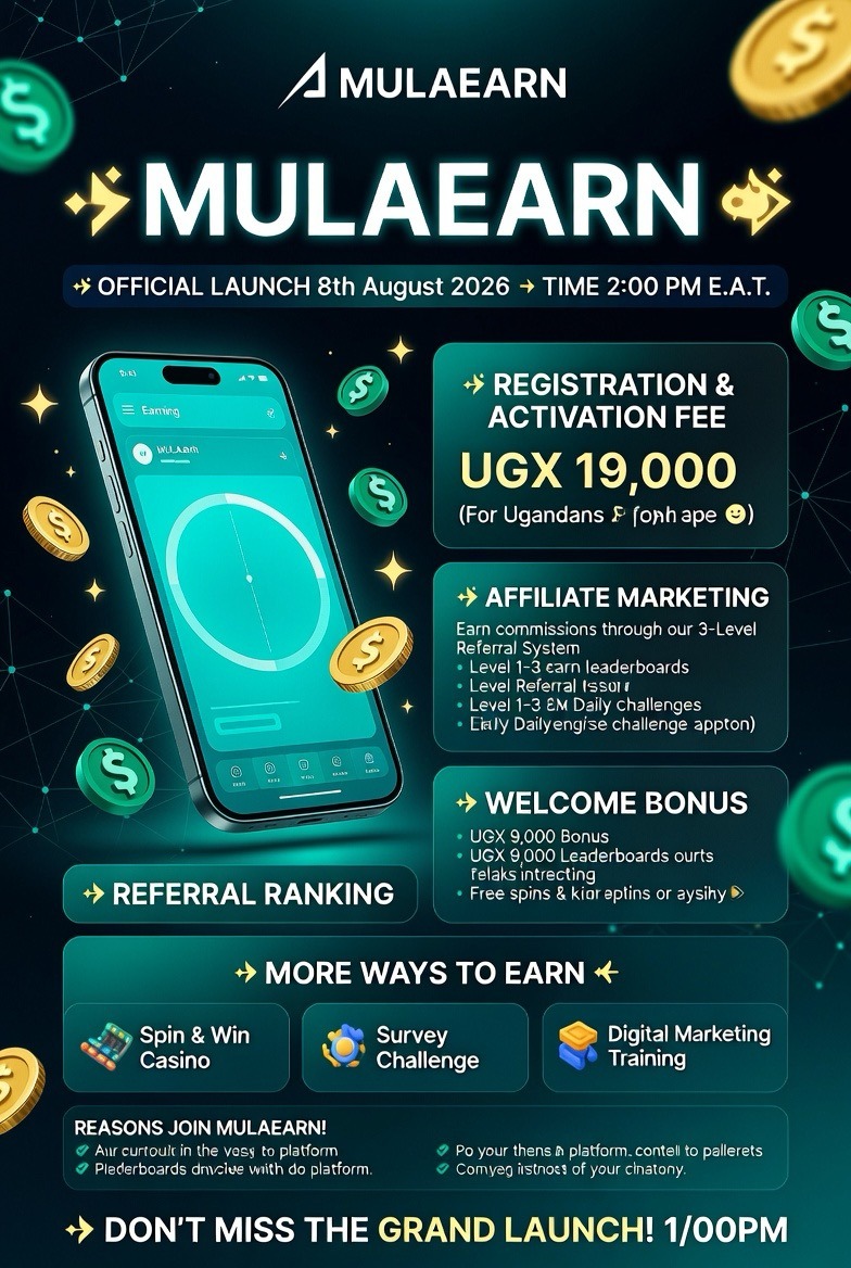 MulaEarn Agencies Uganda 2026 - Registration, Bonuses & Earning Guide